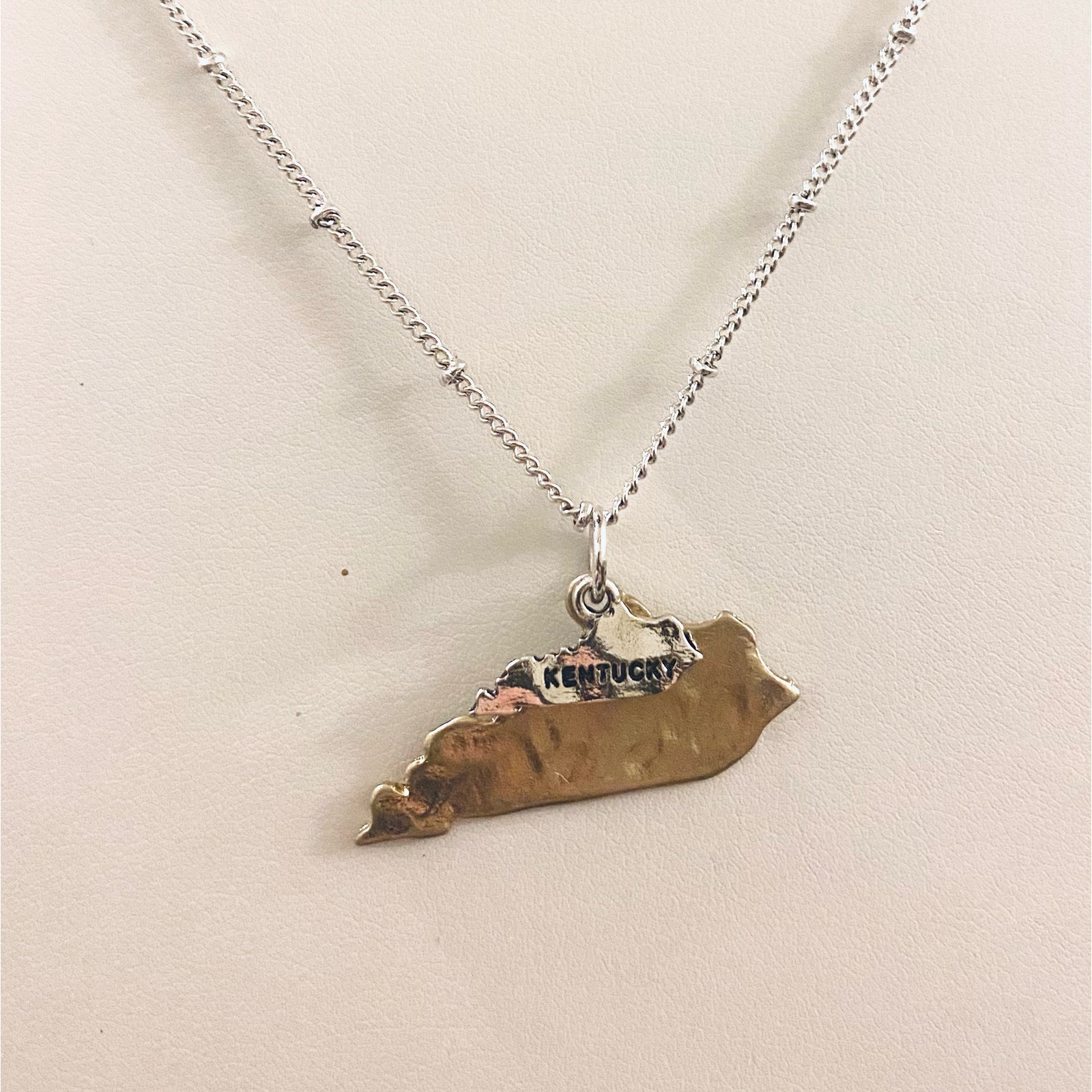 Kentucky Gold & Silver Necklace Ky Uk